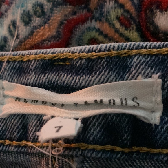 Almost Famous Distressed Mom Jean - Picture 2 of 4